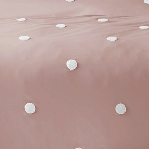 The White Moss Desert Rose Microfiber Winter Comforter With Pillow Covers
